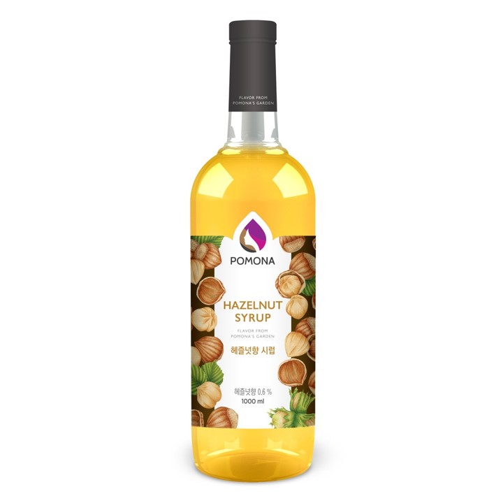 Pomona Hazelnut Syrup - 1L.