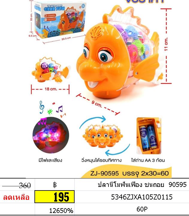 ปลานีโมฟันเฟือง ชนถอย 90595