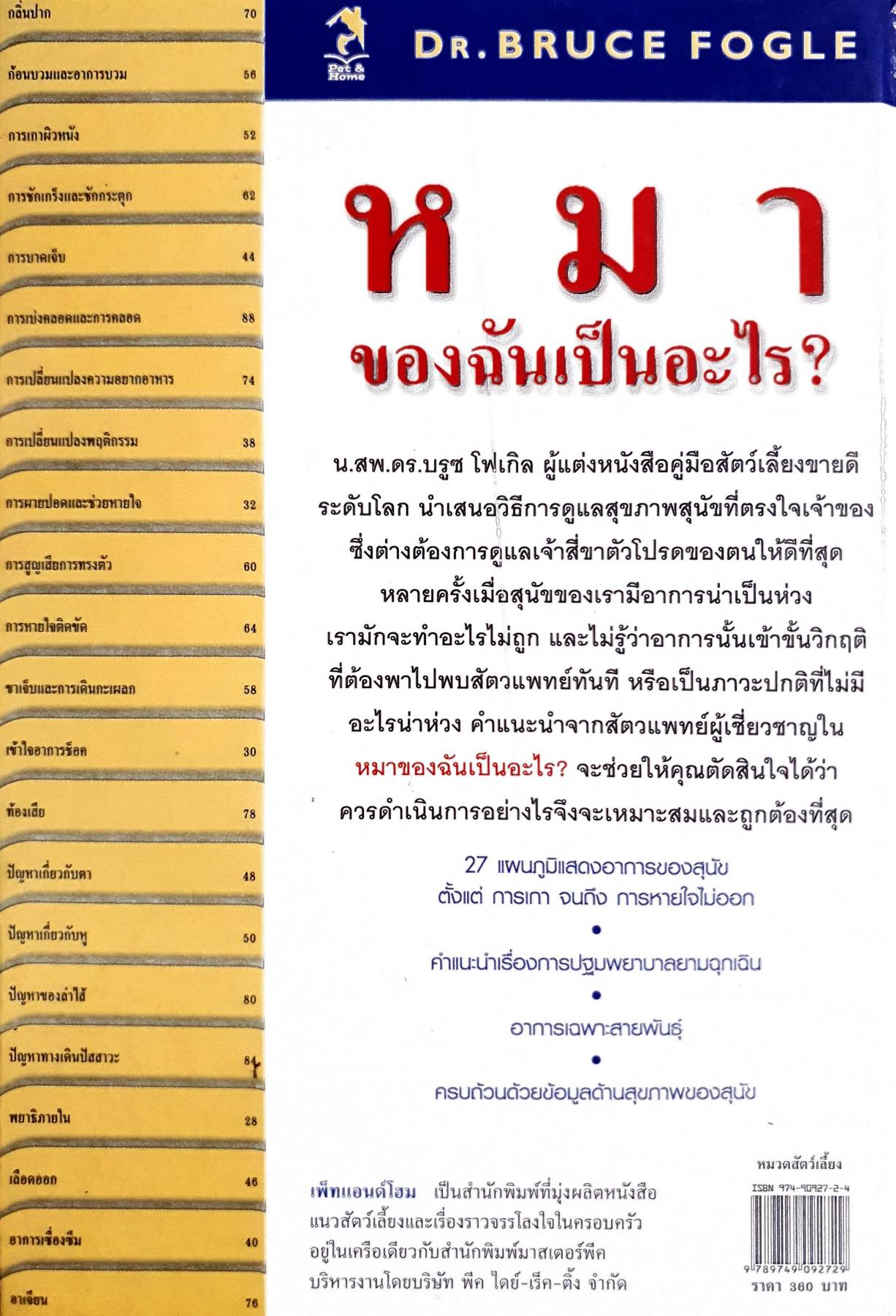 หมา ของฉันเป็นอะไร? What's up with my DOG?