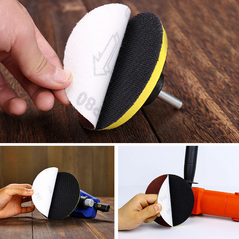 กระดาษทรายกลม KingsMan สำหรับสว่านและเครื่องเจียร(ลูกหมู) [อ่านรายละเอียดก่อนสั่ง!!]