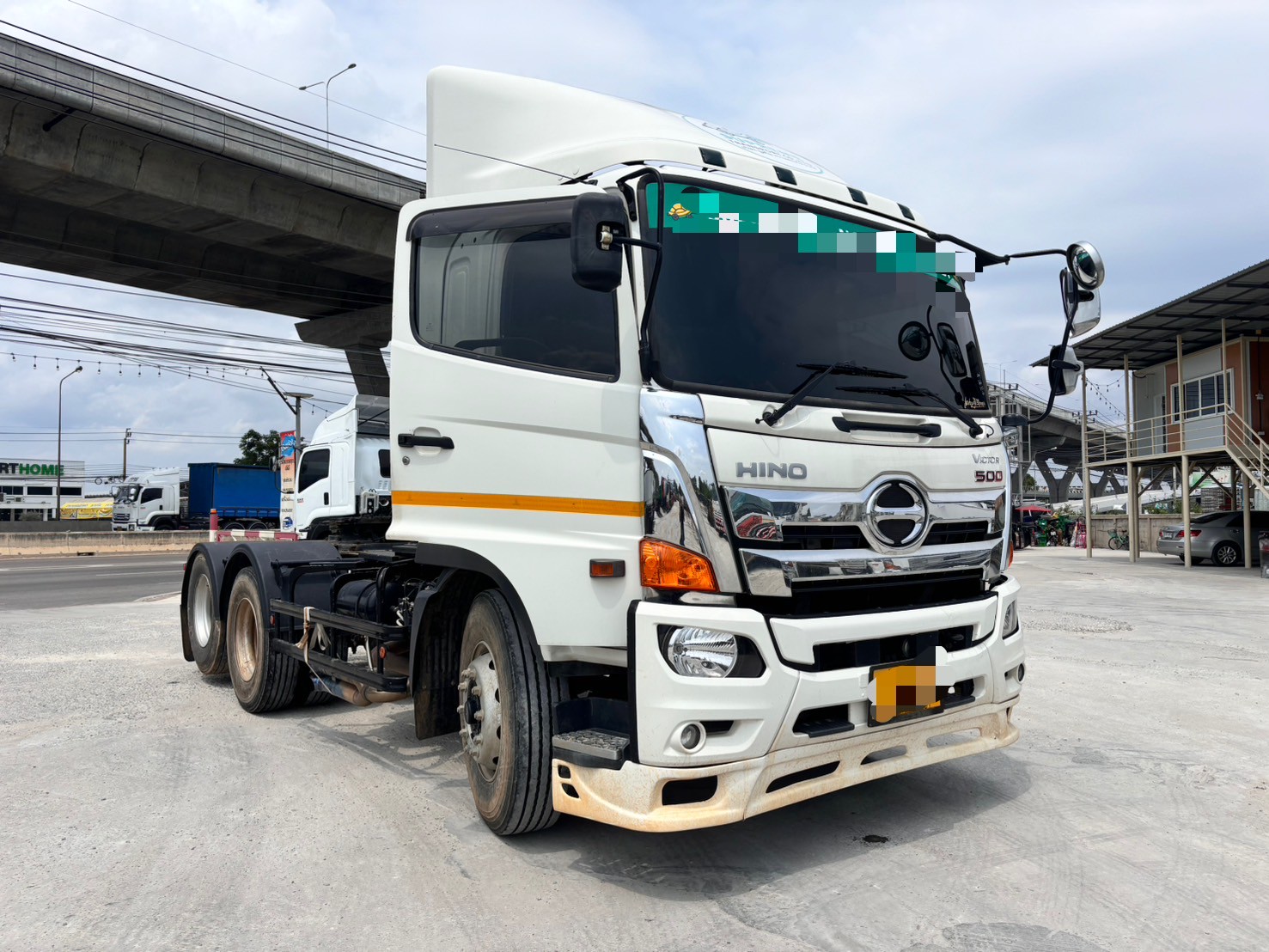 10ล้อหัวลาก Hino 260 แรง เพิ่มเพลา สภาพน้องป้ายแดง ปี66