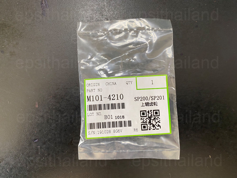 RICOH M101-4210 เฟืองปลอกความร้อน UPPER ROLLER GEAR FOR RICOH SP100/110/111/112/200/201/202/203/204/210/211/212/220/245/248 350 กรัม
