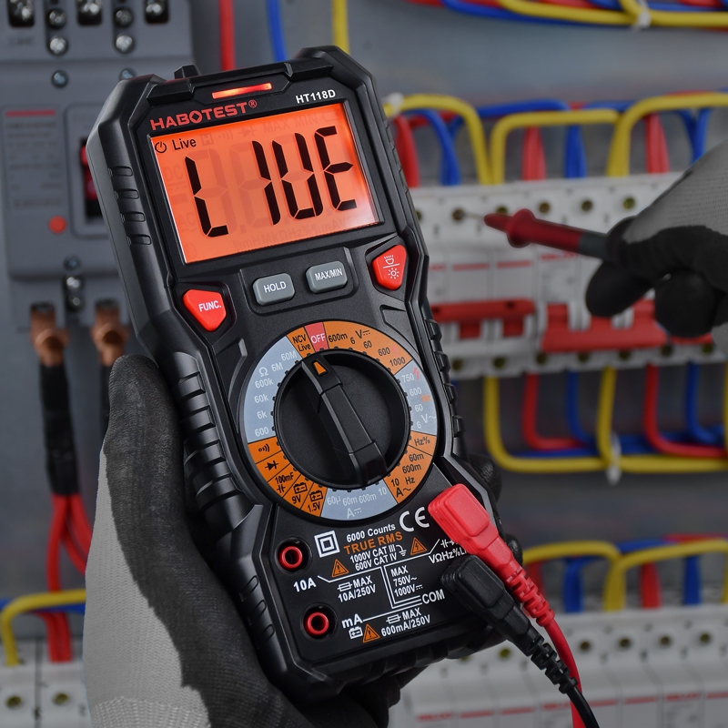 HABOTEST HT118D Digital Multimeter Auto Range