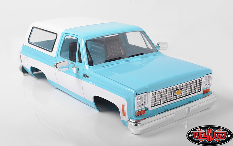 RC4WD CHEVROLET BLAZER HARD BODY COMPLETE SET (LIGHT BLUE)