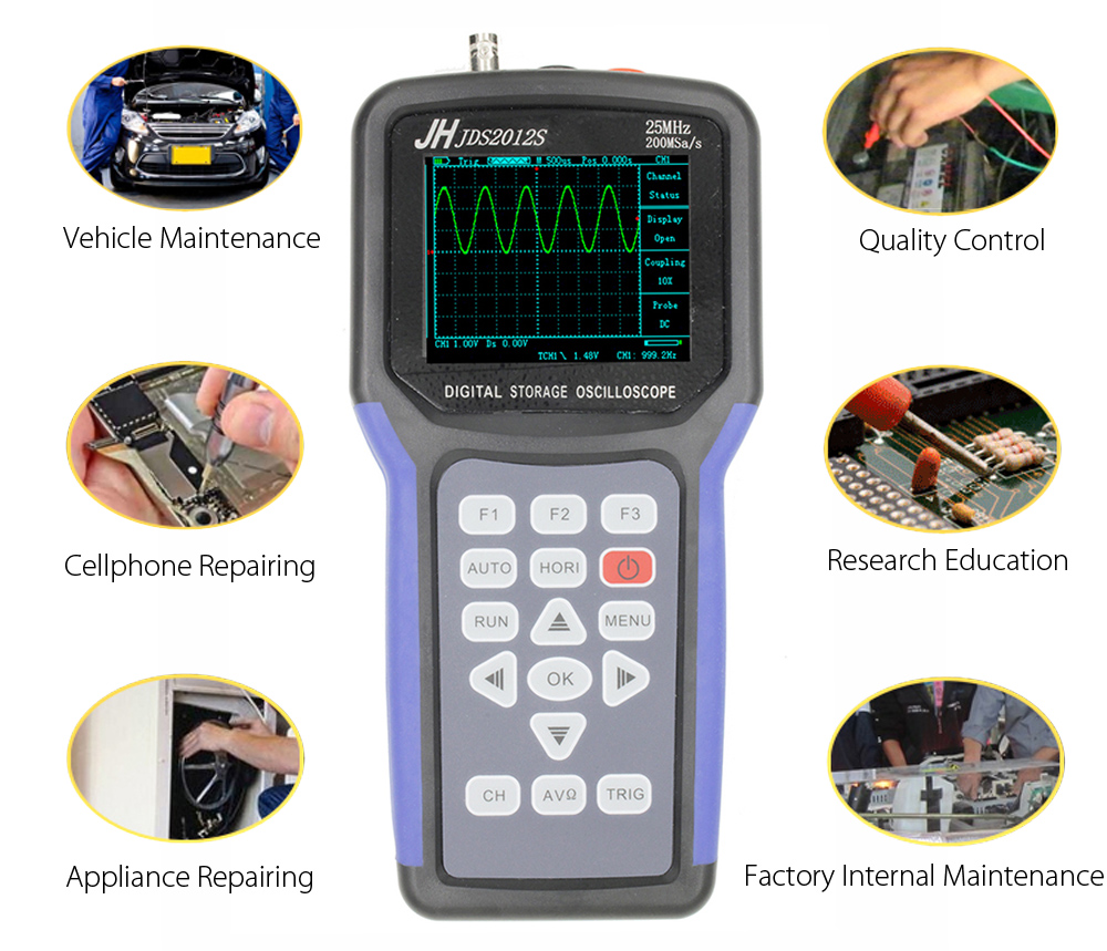 Oscilloscope JINHAN JDS2012S 25Mhz
