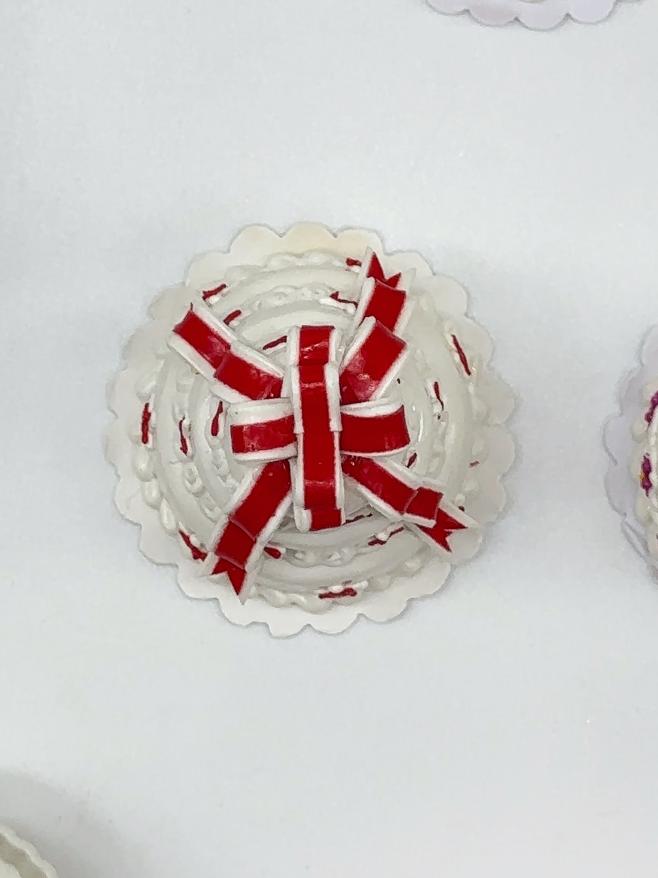 5 ชิ้น/ชุด เค้ก 3 ชั้น งานดินปั้น