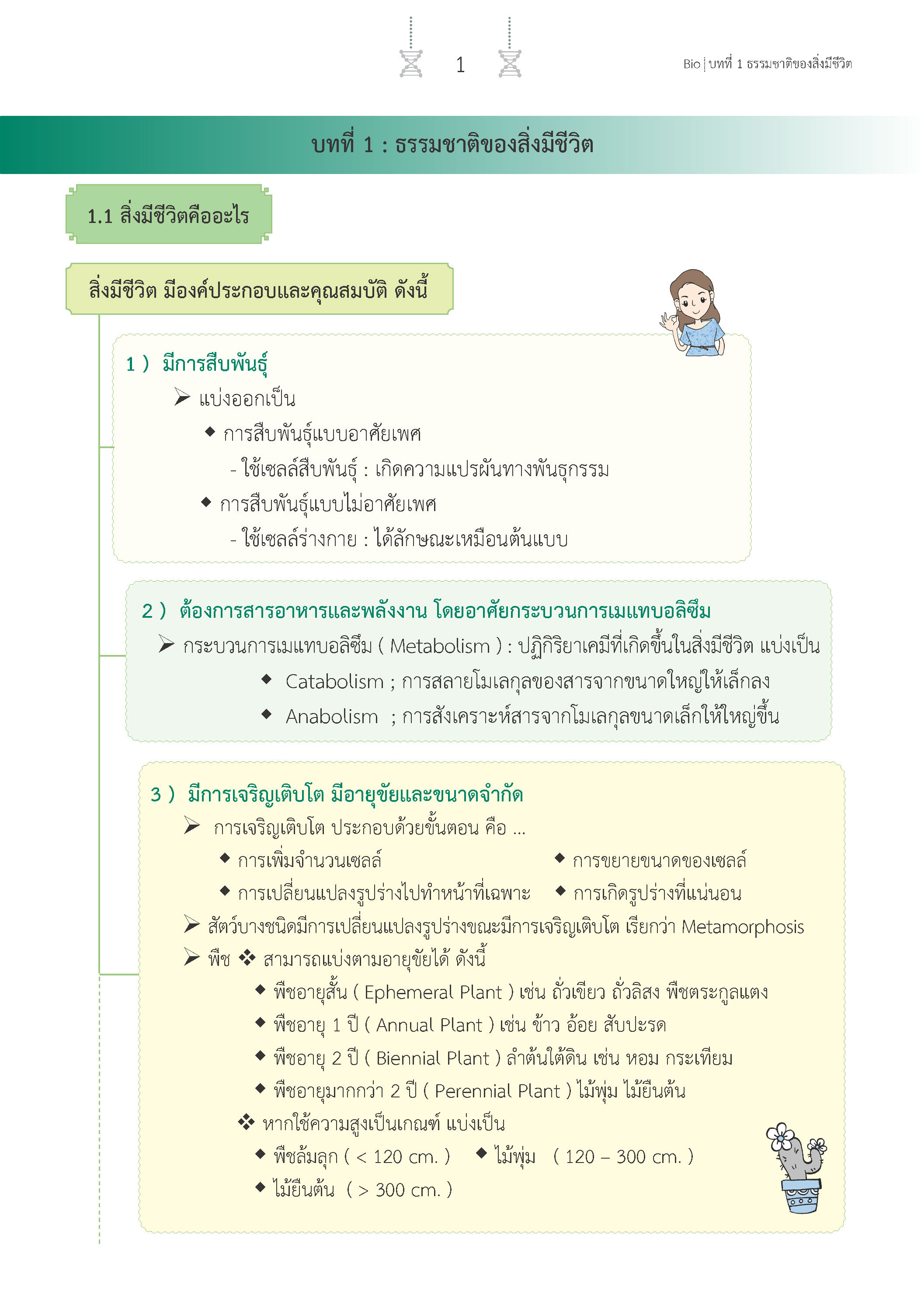 สรุปเข้ม ชีววิทยา เล่ม 1 (พิมพ์ 4 สี)