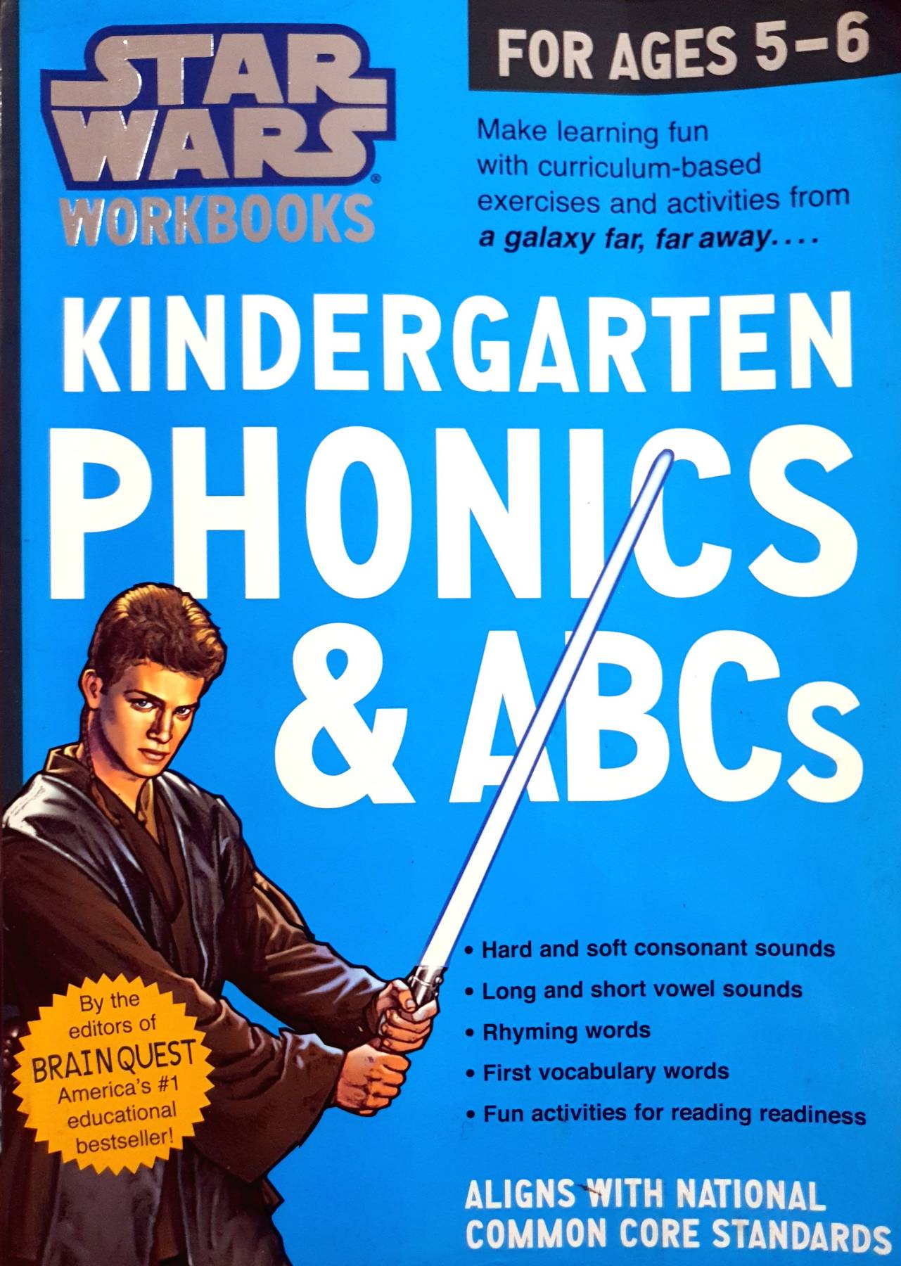 Star Wars Workbook: Kindergarten Phonics and ABCs (Star Wars Workbooks) Paperback