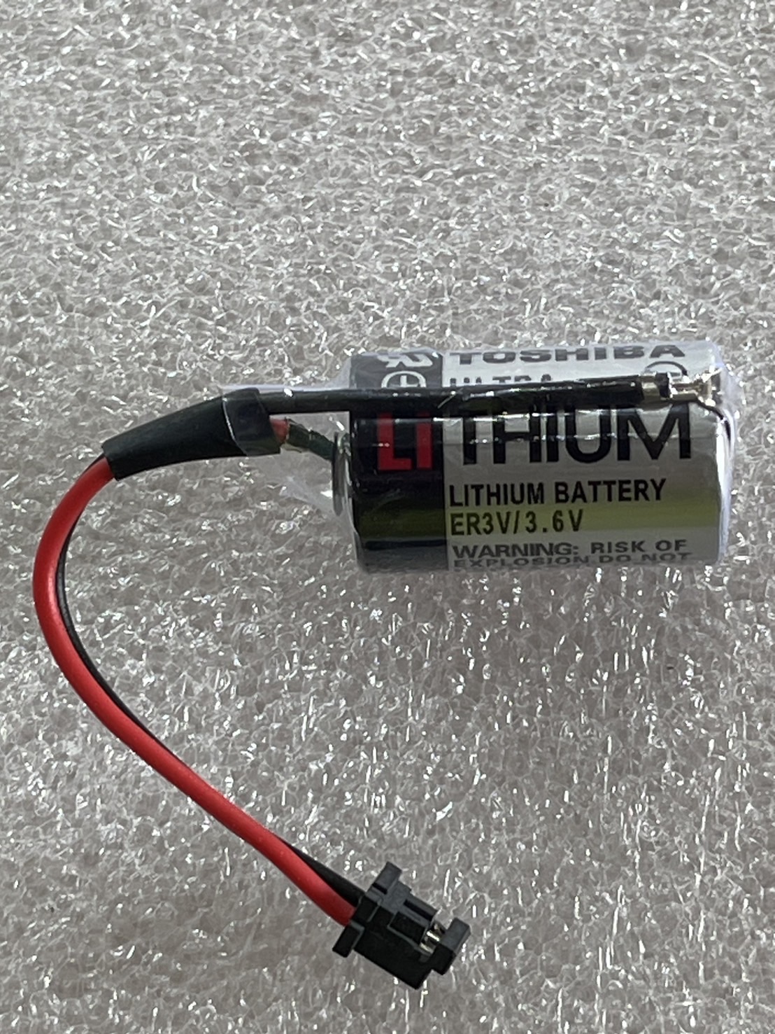 ER3V/3.6V Toshiba Black Connector แจ๊ดดำ2P 黑色插头