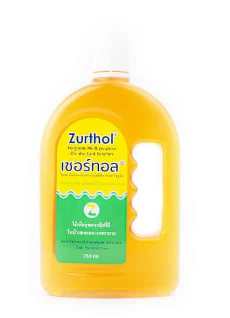 Zurthol ผลิตภัณฑ์ฆ่าเชื้อแบคทีเรียอเนกประสงค์ ขนาด 750 ml/ขวด
