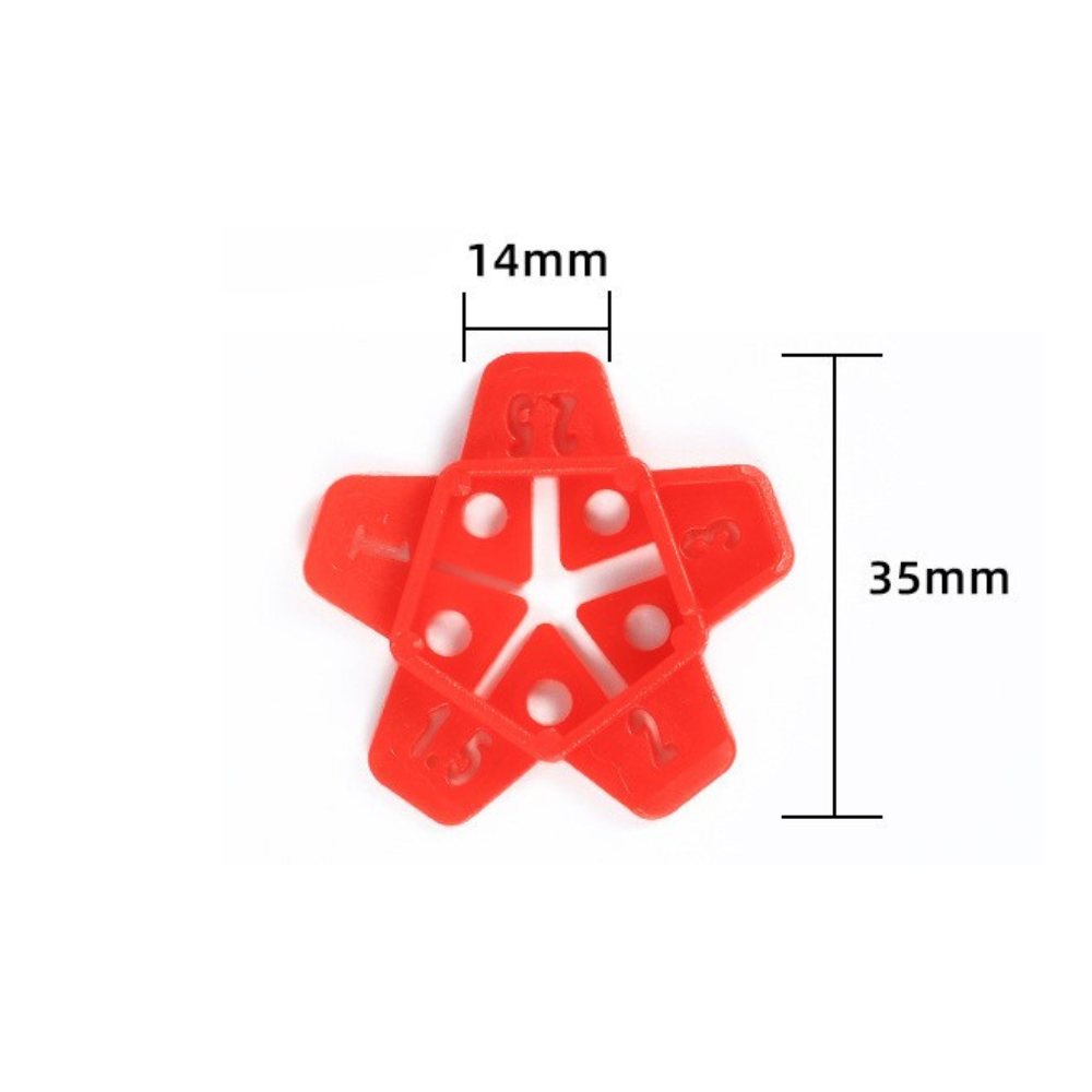 ตัวจัดแนวร่องกระเบื้อง 5in1 (50ชิ้น/แพ็ค) KingsMan [ขายปลีก/ส่ง ราคาถูก]