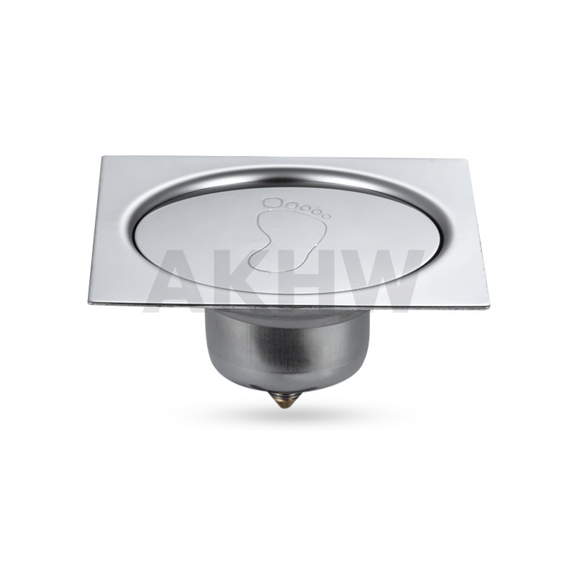 ตะแกรงน้ำทิ้งแบบกดเปิดปิด KingsMan สแตนเลส SUS304 แข็งแรง ไม่เป็นสนิม [ขายปลีก/ส่ง]