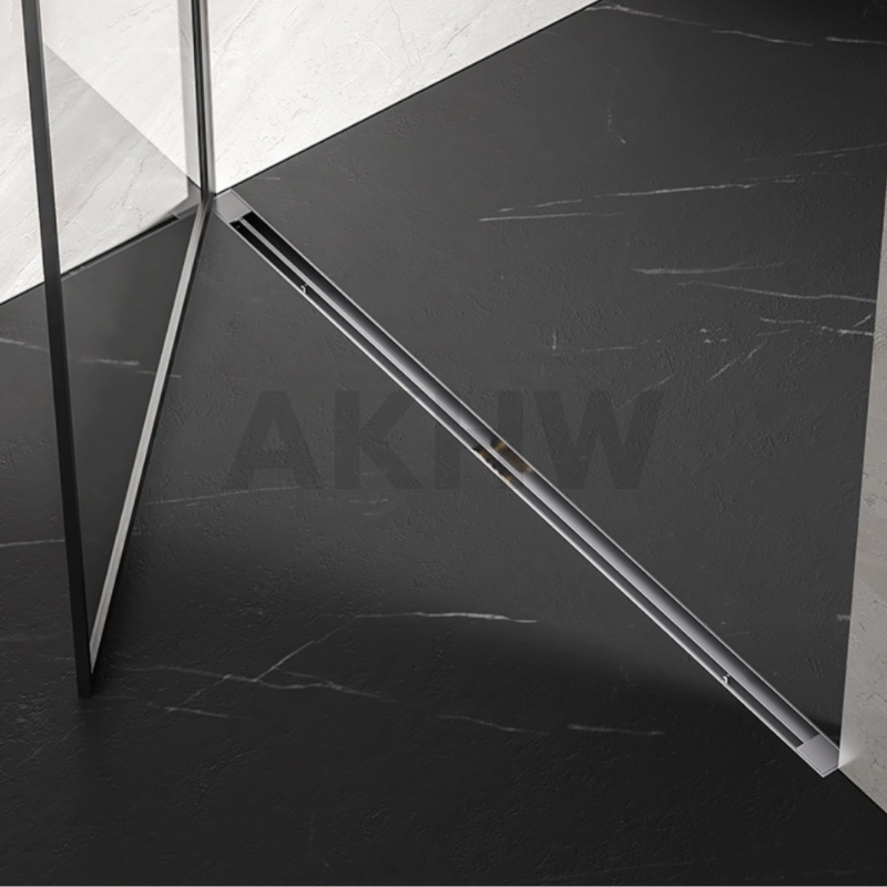 ตะแกรงน้ำทิ้งแบบยาว ลายเส้น KingsMan ความกว้าง 3.2cm วัสดุสแตนเลสหนา SUS304 ทนทาน ไม่เป็นสนิม [ขายปลีก/ส่ง]