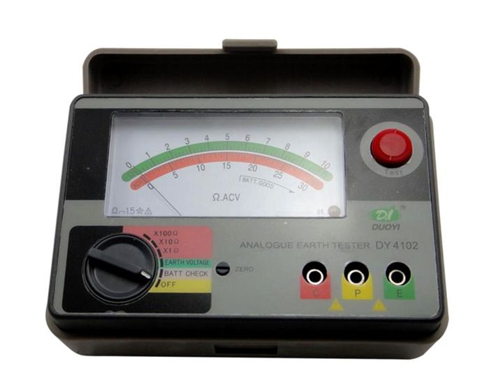 DY4102 / DUOYI เครื่องวัดความต้านทานดิน Analog Ground Resistance Tester Earth Tester DY-4102.