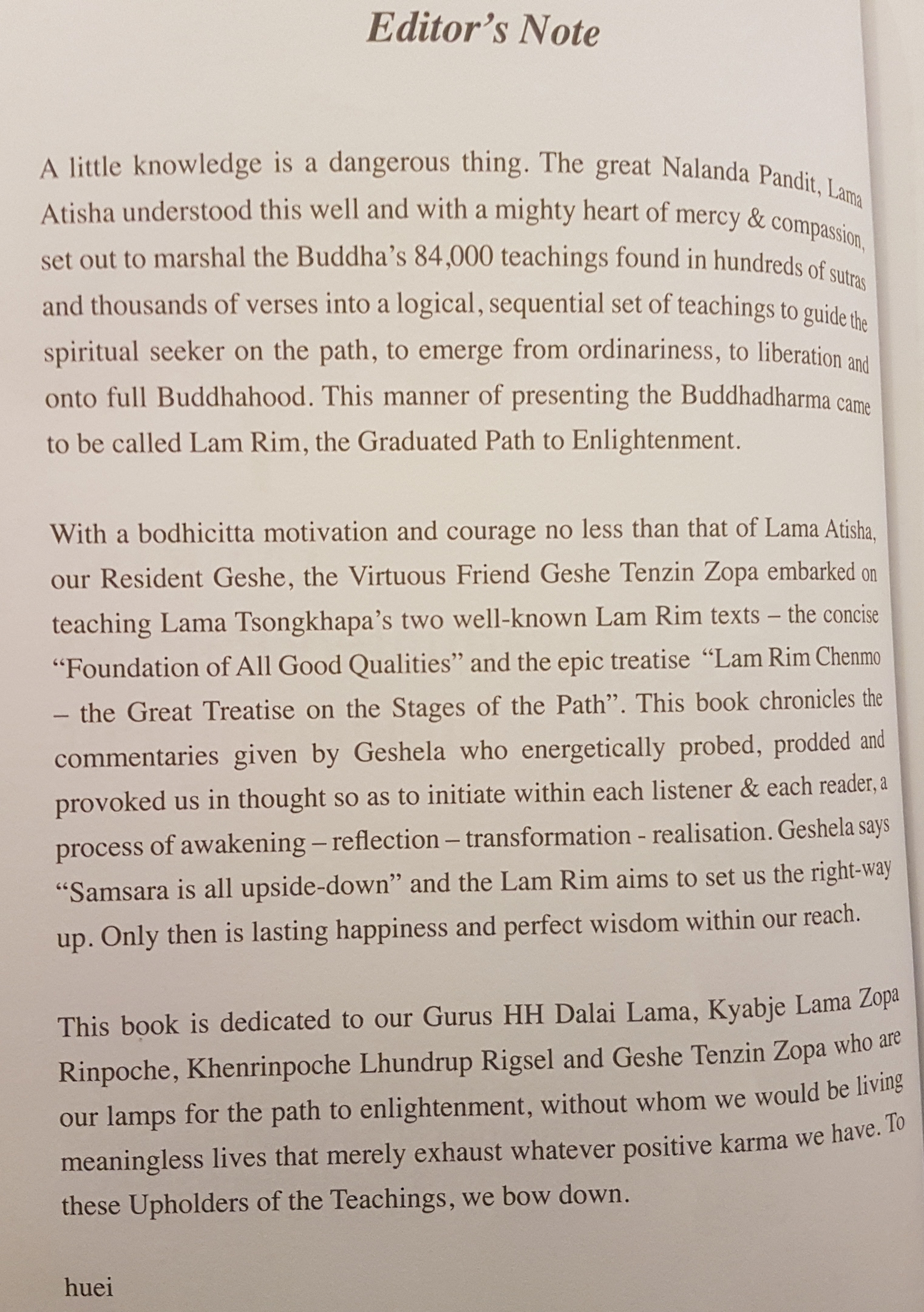 Buddha Nature & Preliminary Prayers and their Explanations