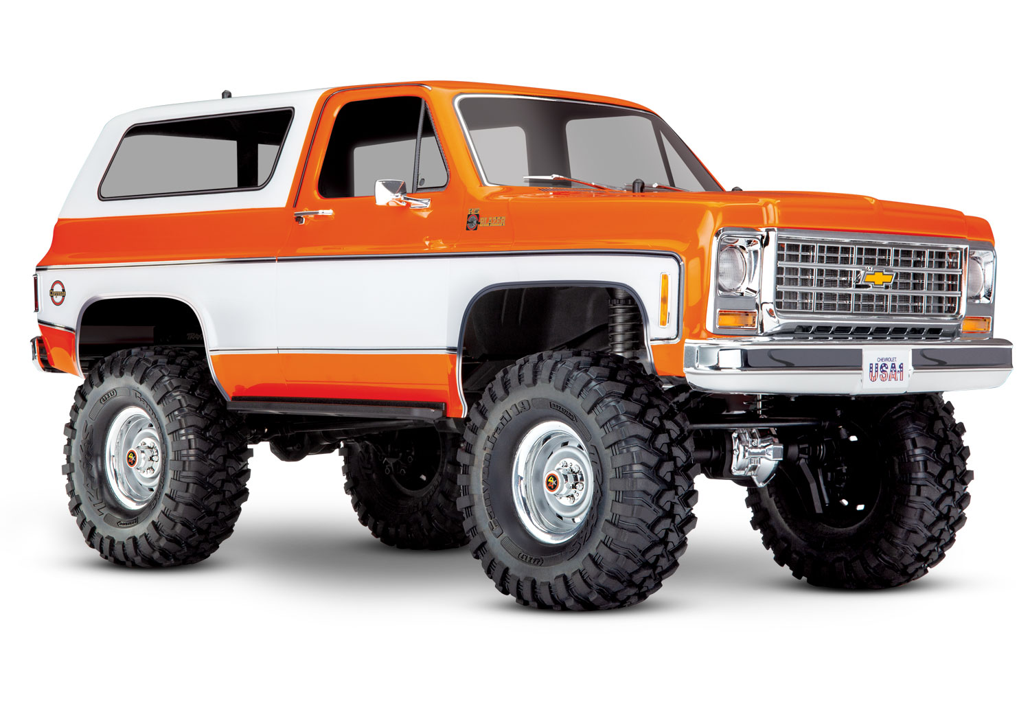 Traxxas TRX-4 1979 Chevrolet K5 Blazer Body Orange 1/10 4WD Crawler Truck [ RTR ]