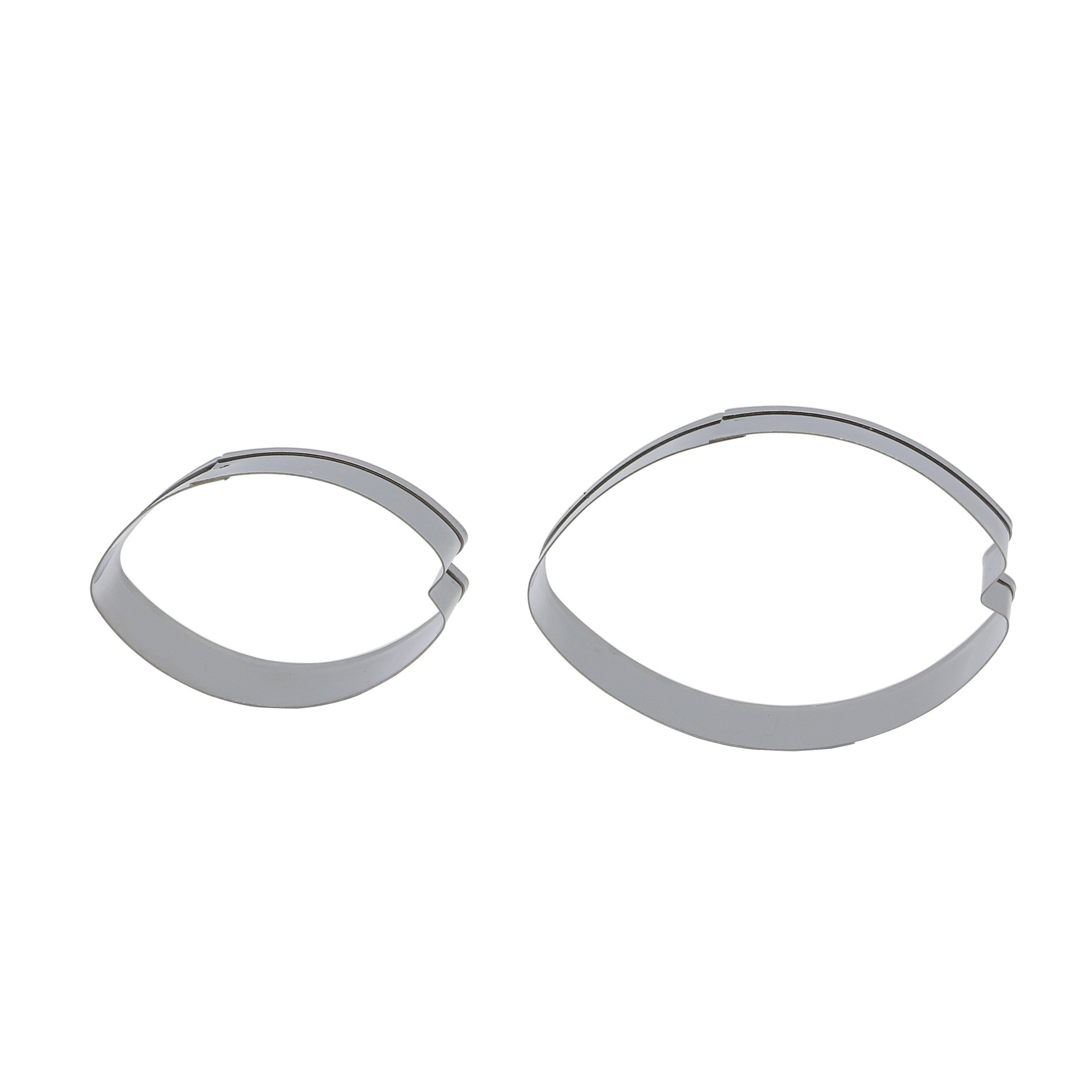 แม่พิมพ์กลีบดอกทิวลิป ทำจากสแตนเลสอังกฤษ Fondant Candy ดอกไม้แม่พิมพ์ 2 ชิ้นชุดเครื่องมืออบดอกทิวลิปเค้กแม่พิมพ์ A-350