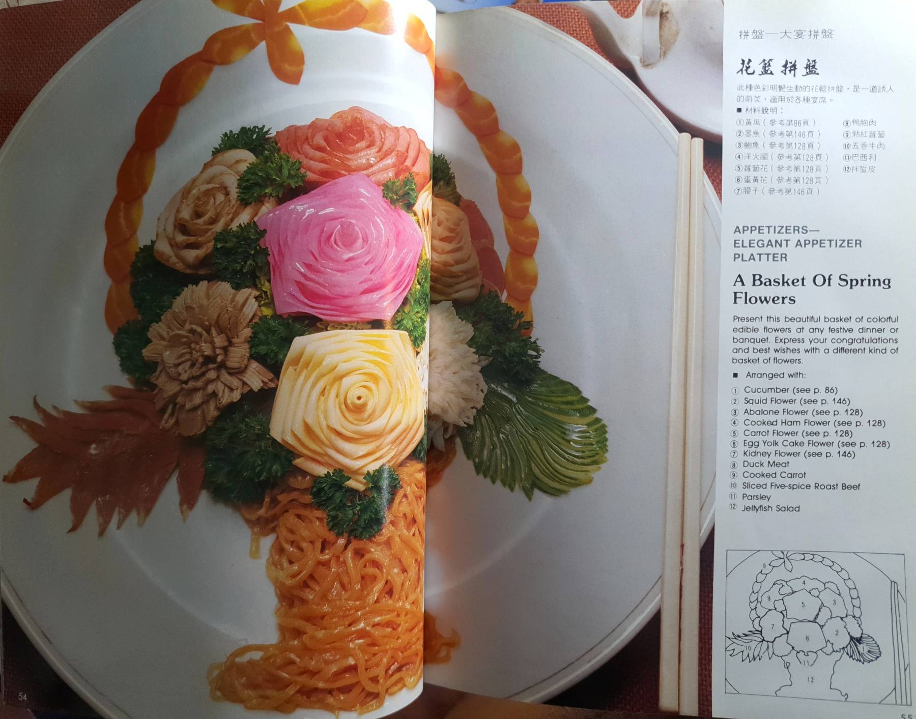 Chinese Appetizers and Garnishes English/Mandarin Chinese edition : Huang Su-Huei