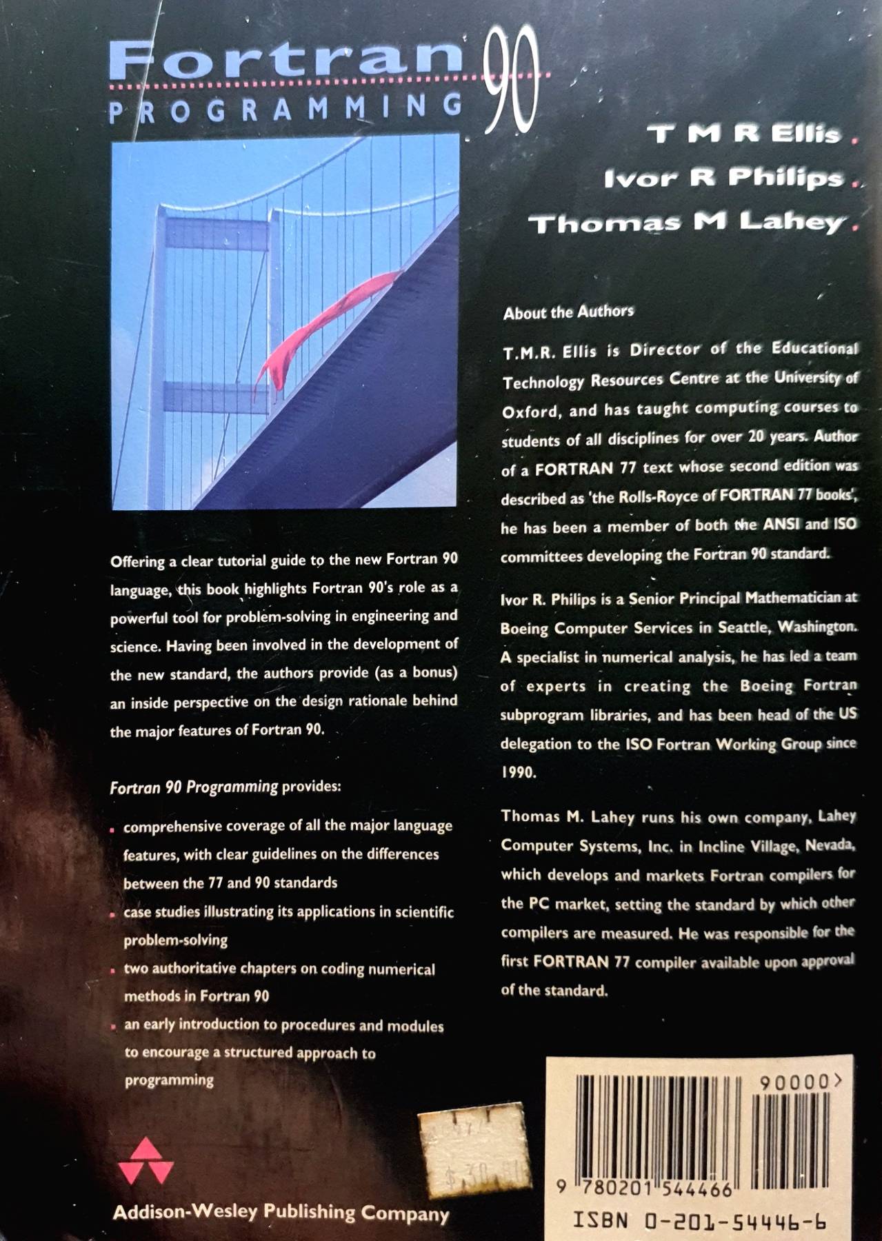 Fortran 90 Programming (International Computer Science Series) : T. M. R. Ellis