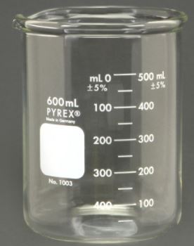 Beaker "PYREX" ขนาด 600 ml