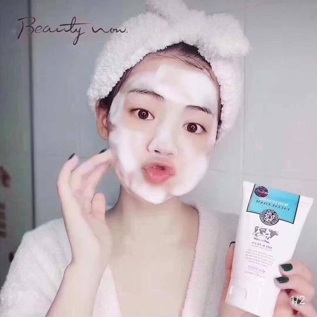 Beauty Buffet Scentio Milk Plus Whitening Q10 Facial Foam BB โฟมนม 泰国几乎人手一只"Q10牛奶洗面奶