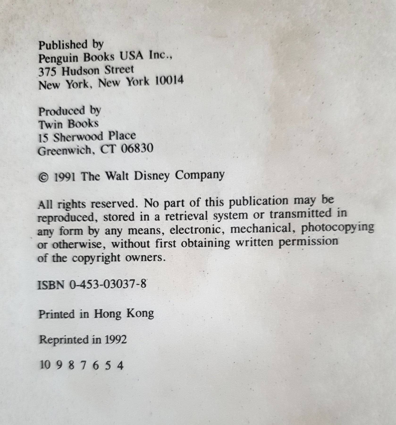 Disney's Beauty and the beast by Walt Disney Company, 1992