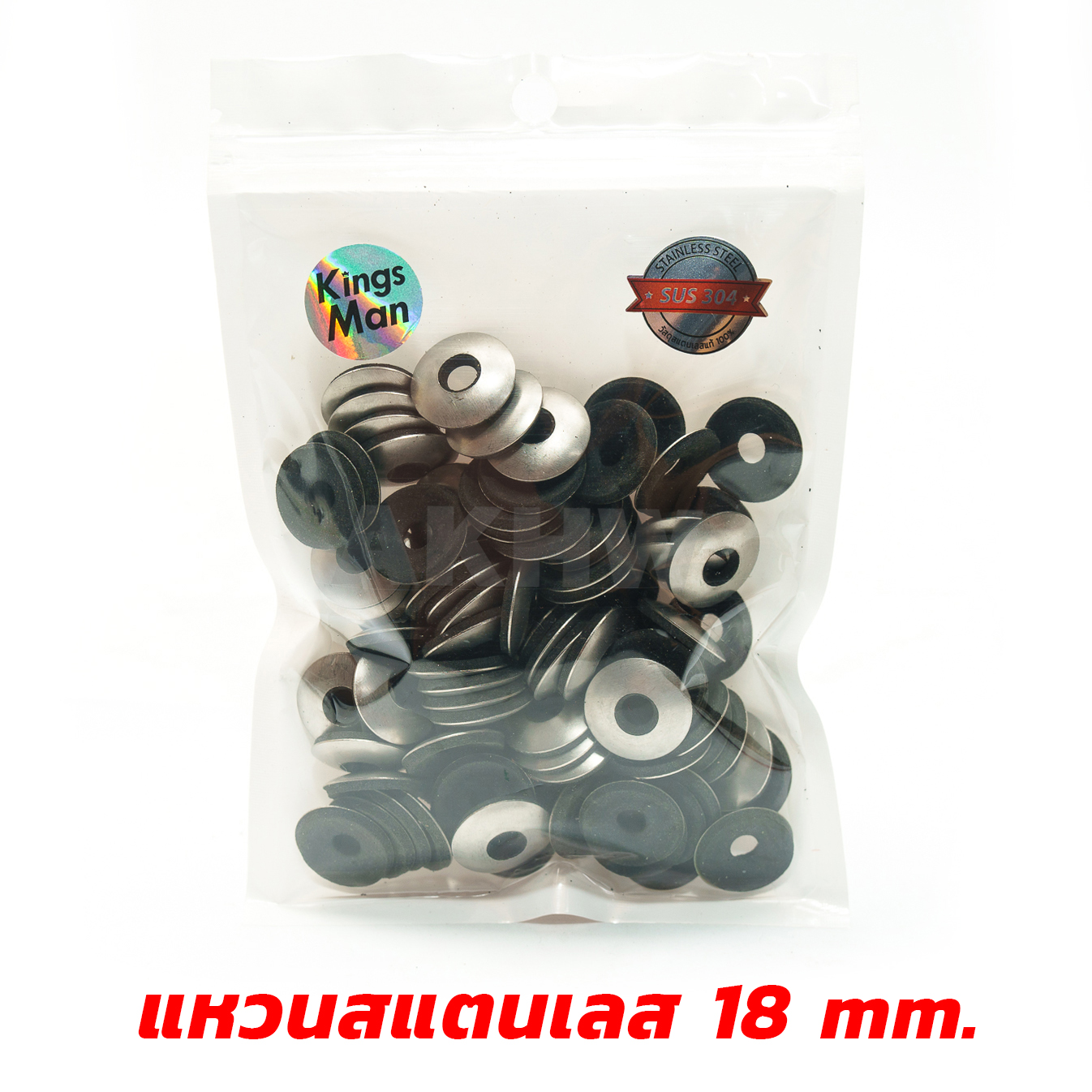 แหวนรองหลังคา แหวนยางรองสกรูสแตนเลส/สังกะสี (หมวกกระเบื้อง) ป้องกันการรั่วซึมของหลังคา(ถุงละ 100ตัว) [ขายส่ง]