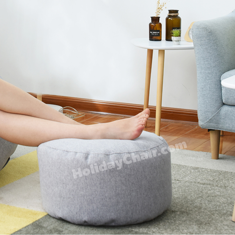 ที่วางเท้า ที่วางขา เก้าอี้วางเท้า สตูลวางเท้า เก้าอี้เม็ดโฟม สตูล bean bag บีนแบค เก้าอี้วางขา บีนแบ็ก HC-059