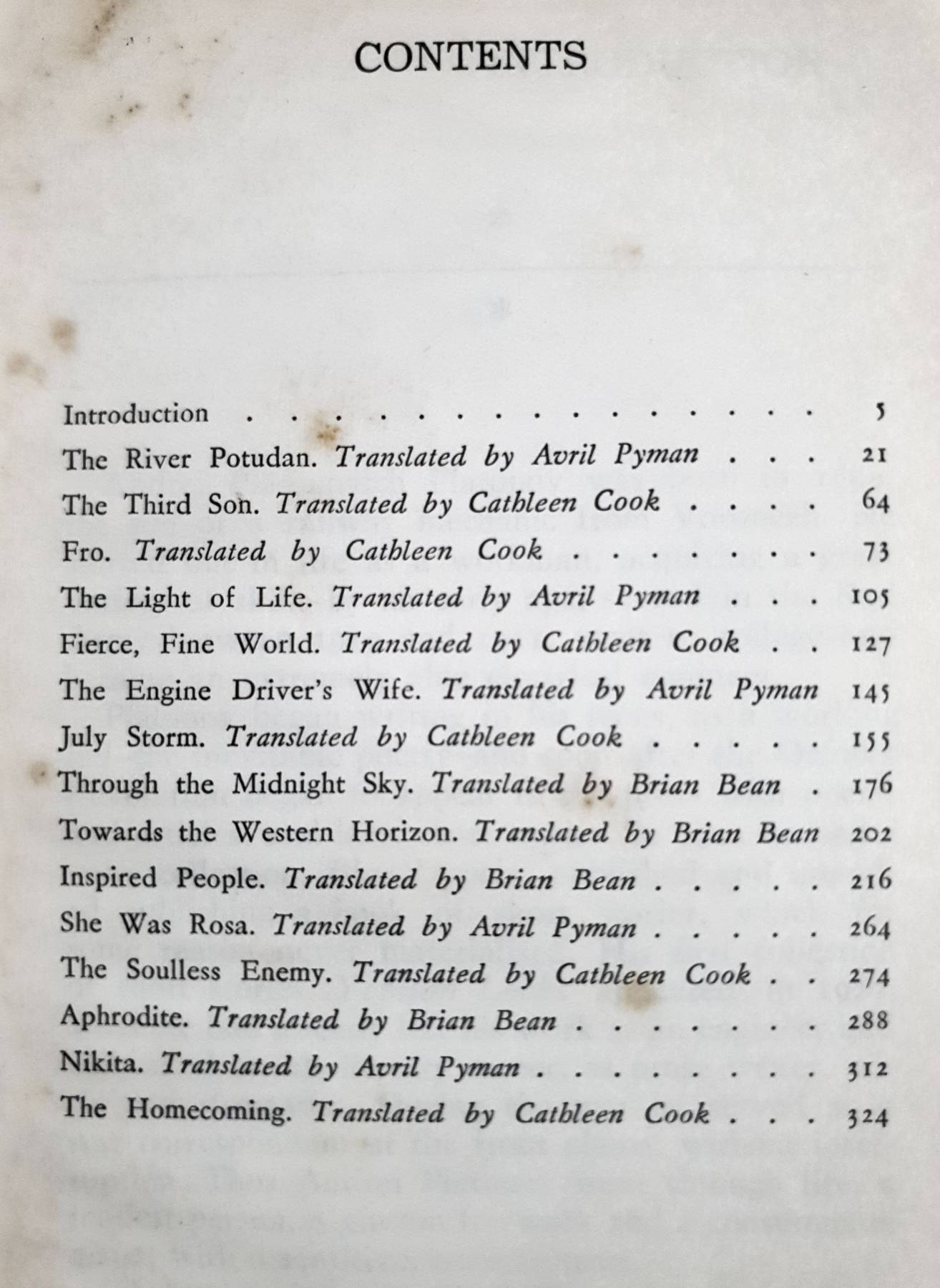 Fro and Other Stories : Andrei Platonov, 1972
