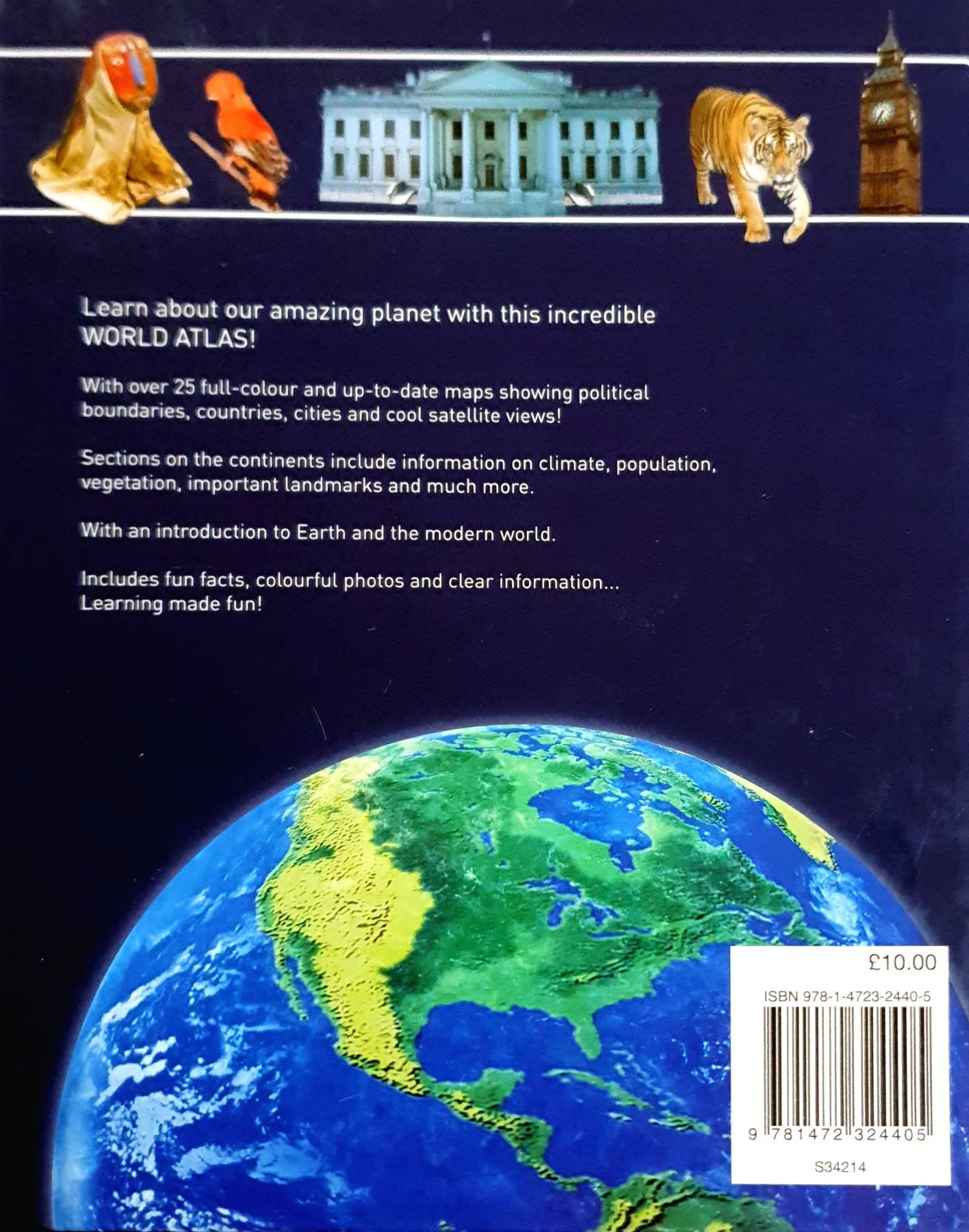 Children's Photographic Reference World Atlas (Hardcover)