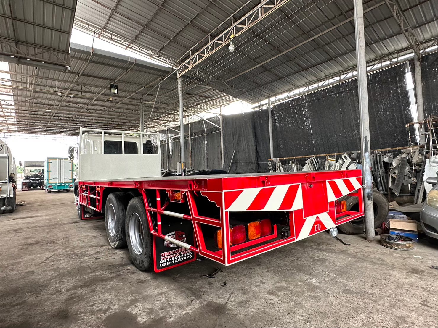 10ล้อพื้นเรียบ7.4 ม.FL8Jมี260แรงHINOปี59 เก็บงาน 1.75ล.4แสนโล