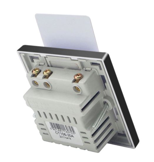 คีย์การ์ดประหยัดไฟห้องพัก TM-007 (สีดำ)