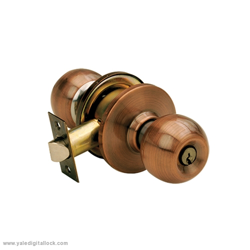 กุญแจลูกบิด/Yale/รมดำ/KN-VCA5227-US11