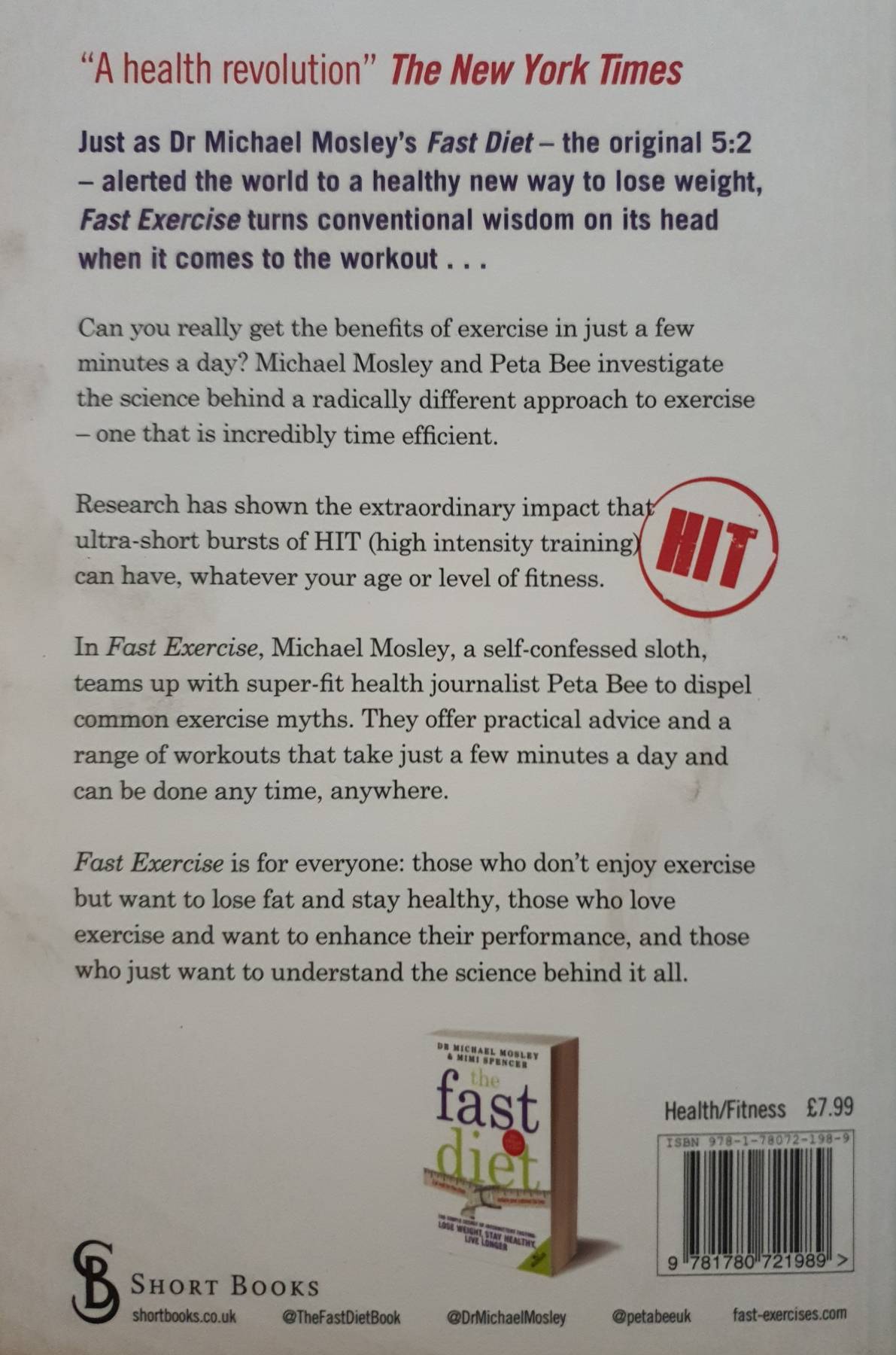 Fast Exercise: The simple secret of high intensity training: get fitter, stronger and better toned in just a few minutes a day