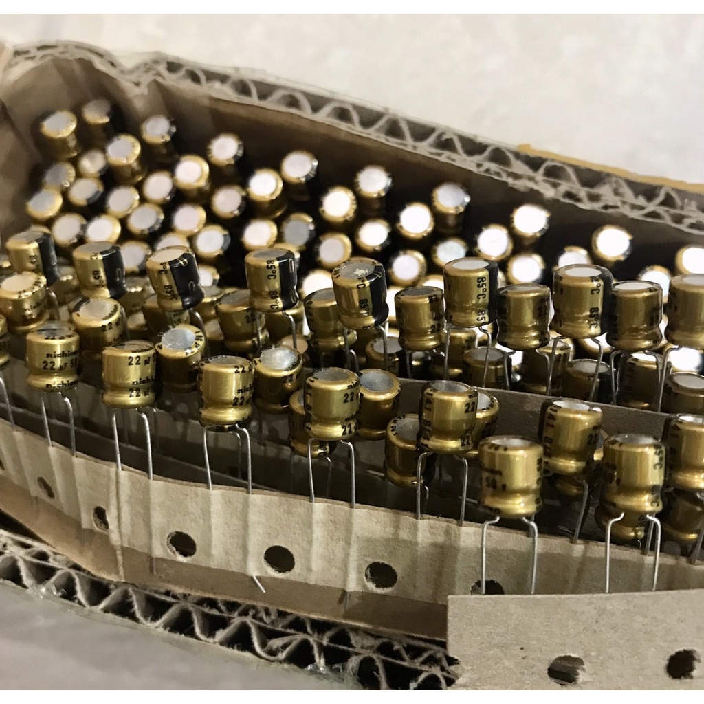 22UF 50V Gold Nichicon (1ชุด10ตัว)