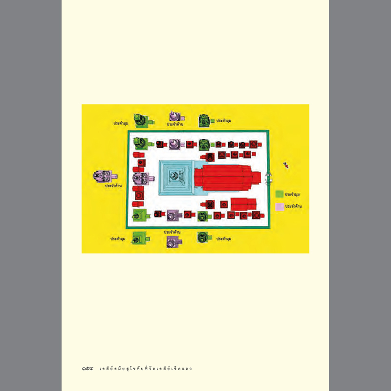 เจดีย์สมัยสุโขทัยที่วัดเจดีย์เจ็ดแถว