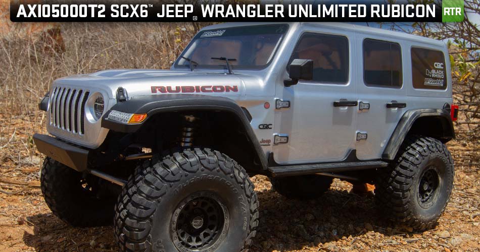 SCX6 Jeep JLU Wrangler: 1/6 4wd Silver [ RTR ]