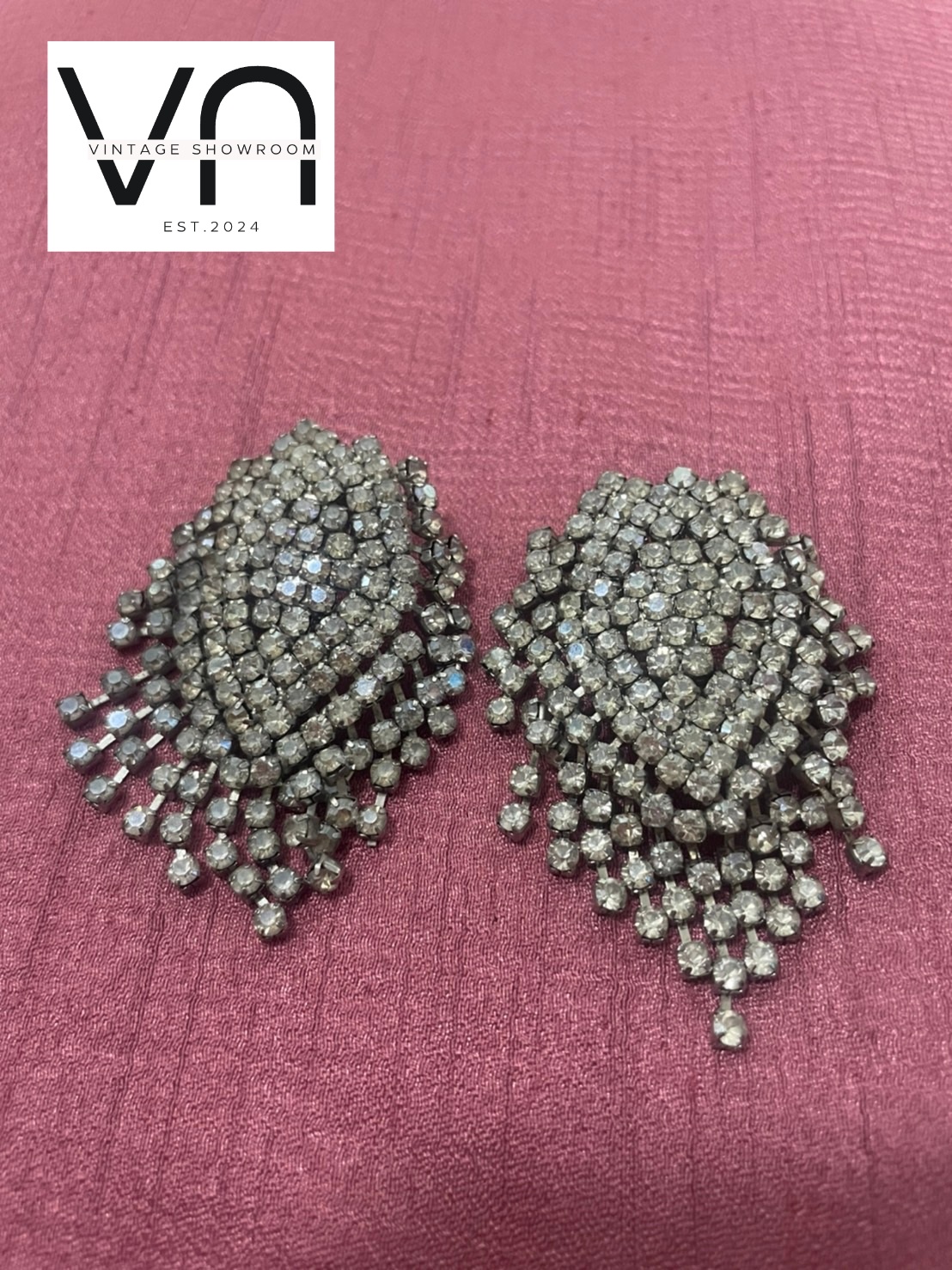 J00011 ต่างหูวินเทจ Vintage Earrings
