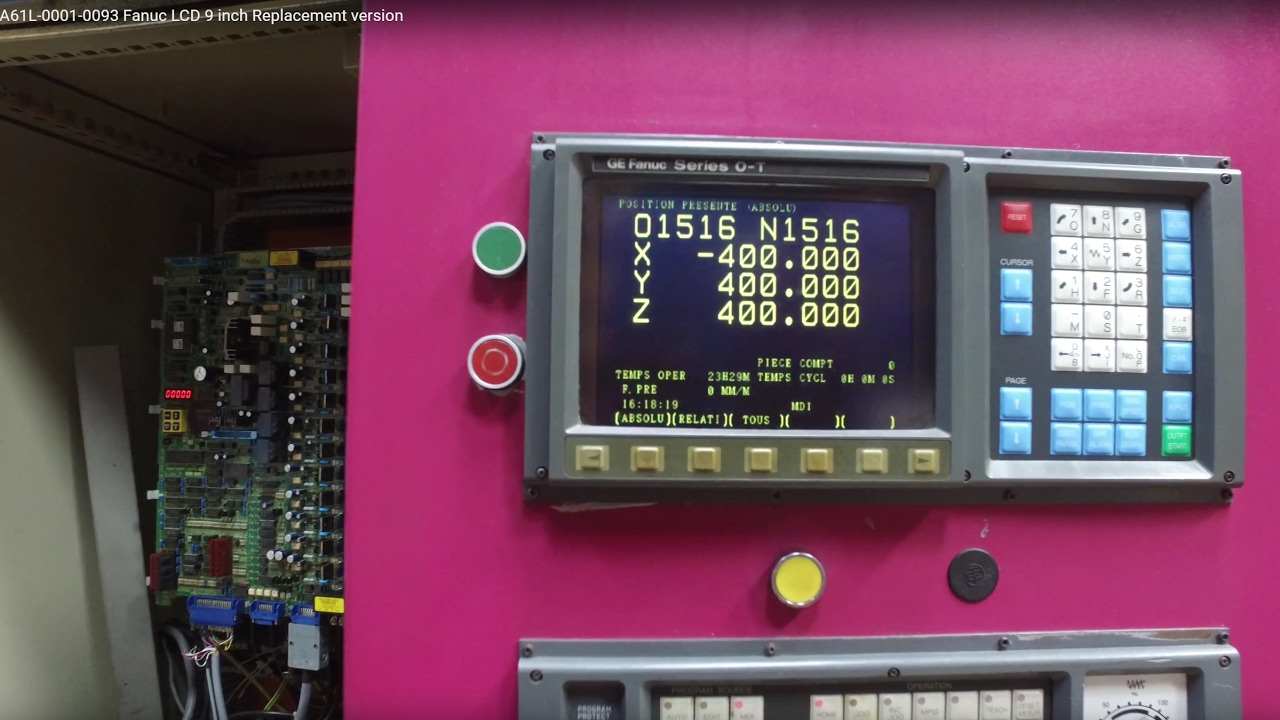 A61L-0001-0093（MDT947B-2B，D9MM-11A）FUNUC Display