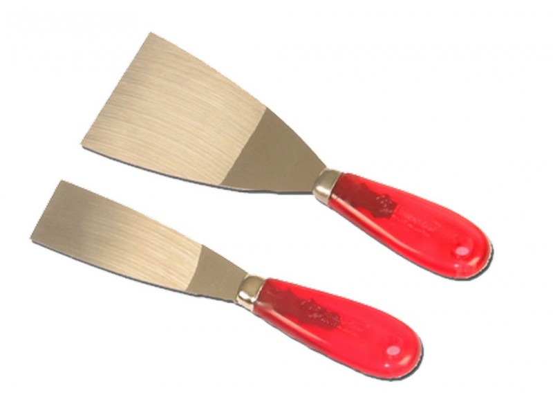 เกรียงโป๊วสี สเตนเลส ด้ามพีวีซีใส ตราหัวนก [ขายส่ง ราคาถูก]