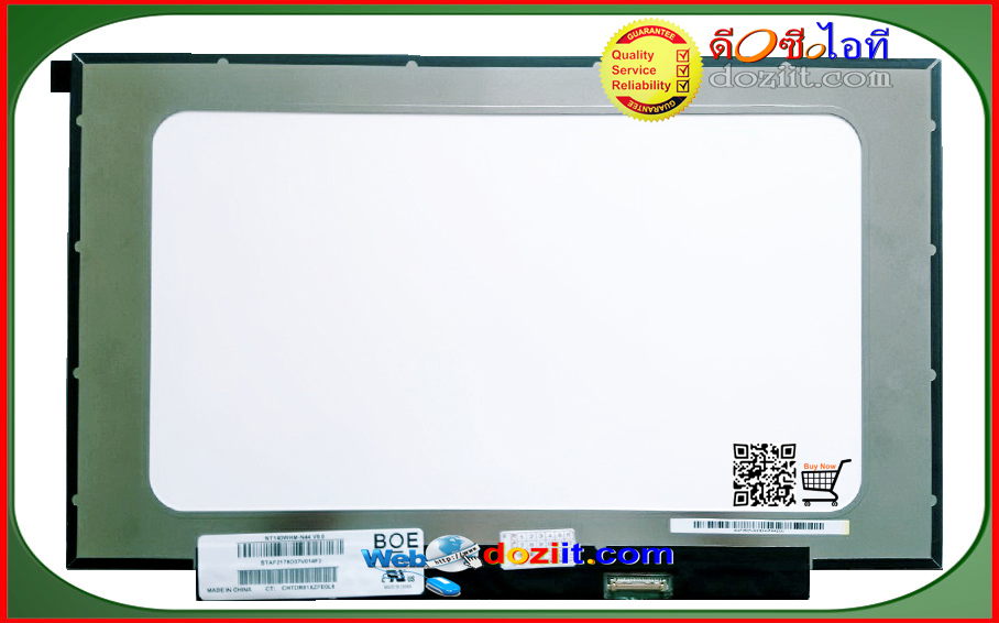 จอโน๊ตบุ๊ค 14.0" สำหรับ Asus X412F Series • Dell Latitude 3400 Series • Lenovo ideapad 330S-14IKB • Screen HD 1366x768 LED Panel (หน้าจอ NanoEdge, Ultra Slim)