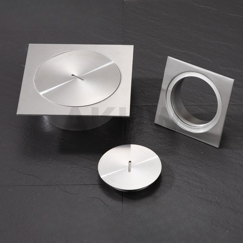 ฝาดูดส้วม/คลีนเอาท์ KingsMan สแตนเลสทั้งชิ้น SUS304 แบบหนา แข็งแรง ไม่เป็นสนิม [ขายปลีก/ส่ง]