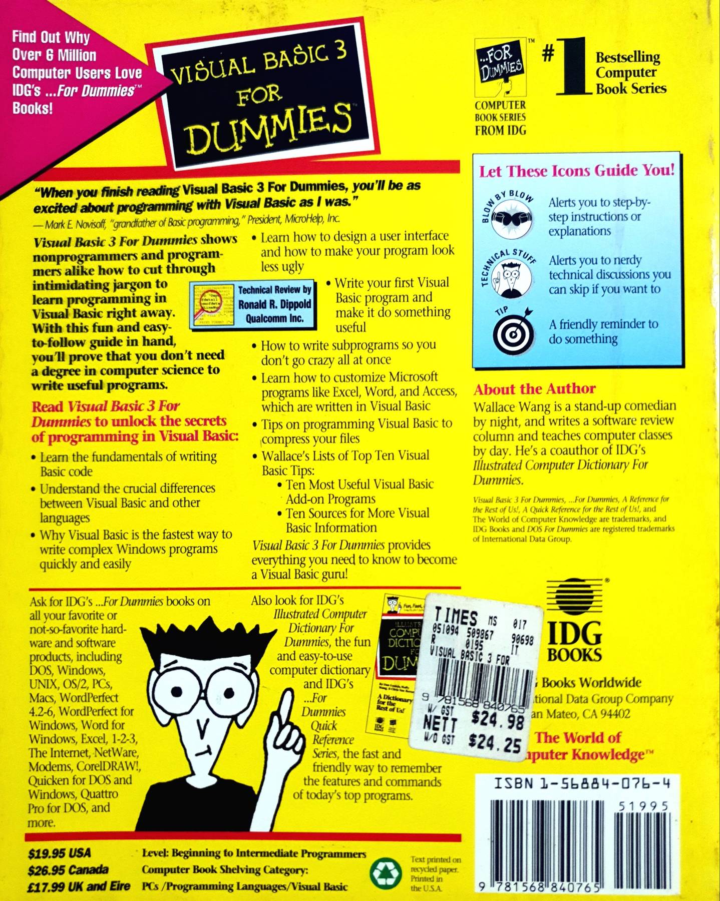 Visual Basic 3 for Dummies Wally Wang