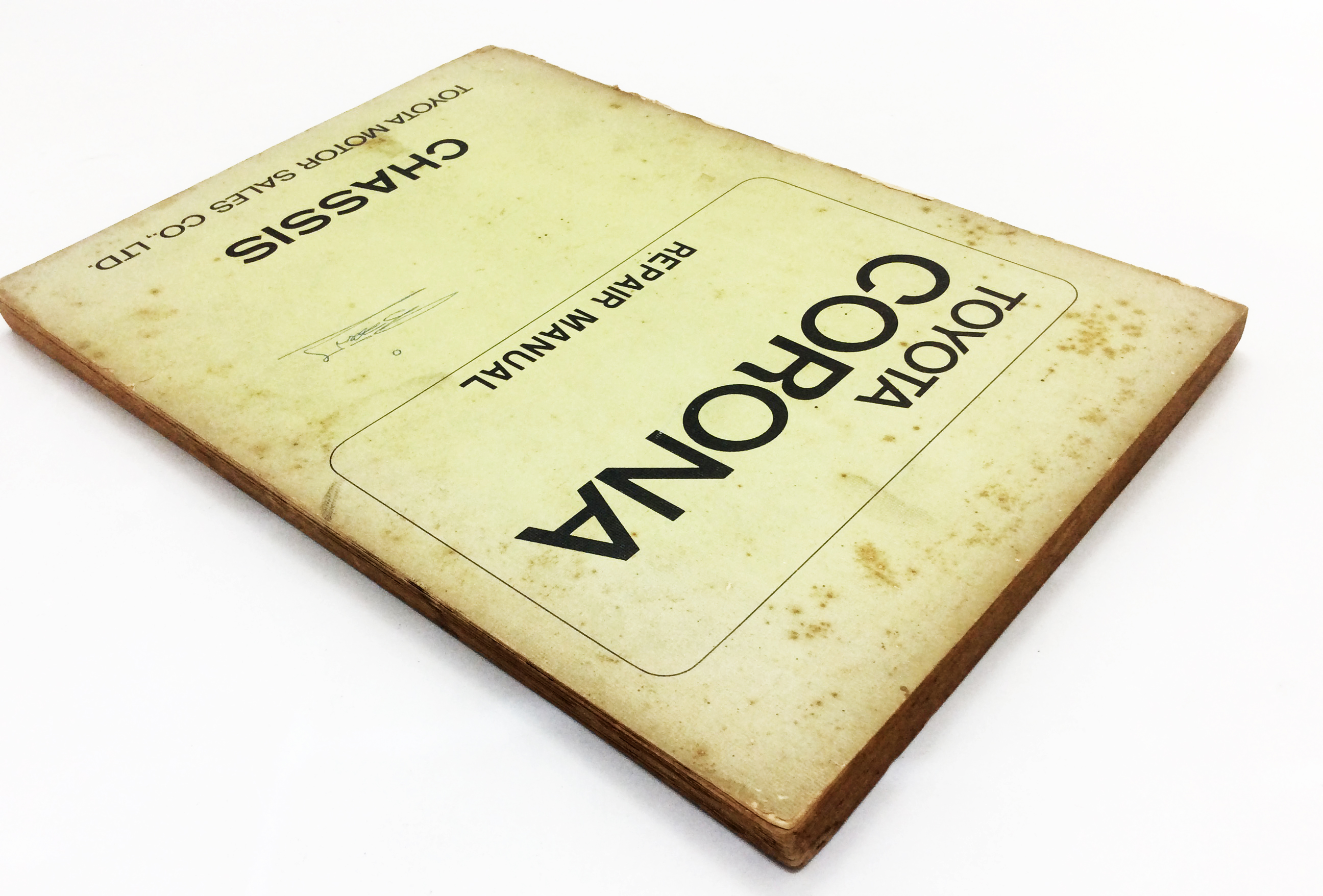 TOYOTA CORONA REPAIR MANUAL ตำรา คู่มือซ้อมรถโตโยต้าโคโรนา หนังสือหายาก หนังสือสะสม