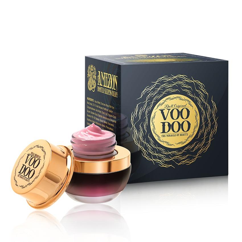 VOODOO AMEZON BOOSTER SLEEPING CREAM วูดูครีมดำ 黑色蛇毒面膜