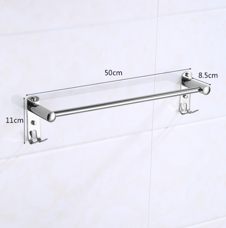 ราวตากผ้าสแตนเลสแท้ 304 แบบติดผนัง ยี่ห้อ Kingsman