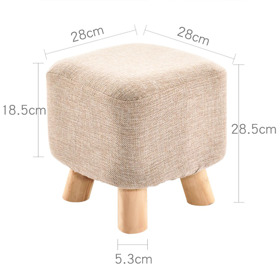 เก้าอี้สตูล เก้าอี้เล็ก เก้าอี้นั่งพื้น เก้าอี้โซฟา เก้าอี้นั่งเล่นในสวน เก้าอี้นั่งเล่นหน้าบ้าน ที่พักเท้า เก้าอี้นั่ง ขนาด 28x28 CM. รุ่น HC-029