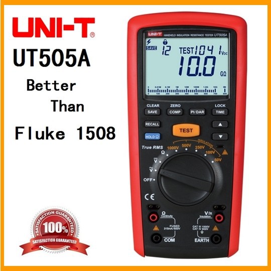 UNI-T UT505A เครื่องทดสอบความต้านทานฉนวนกันความร้อน