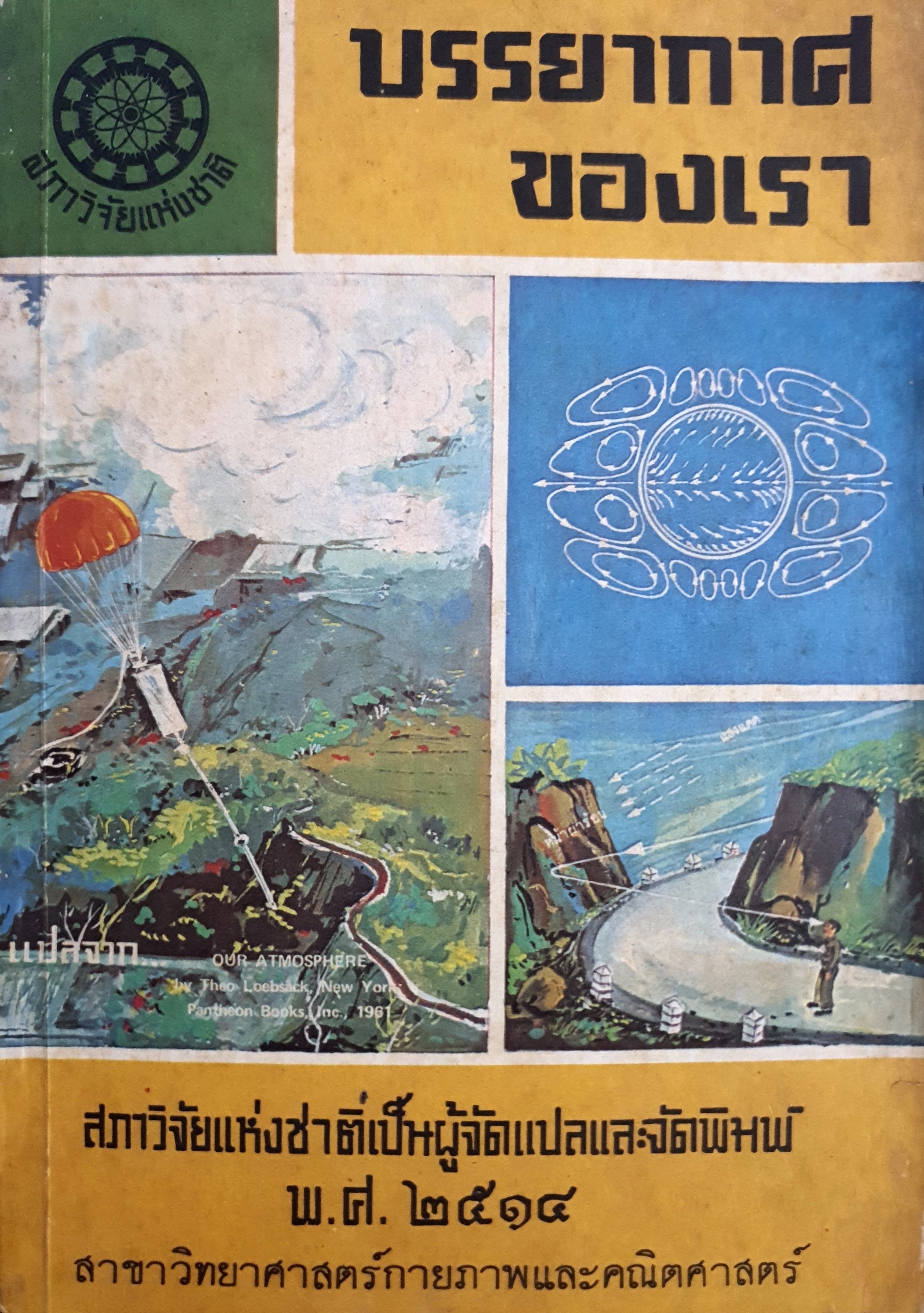 บรรยากาศ ของเรา สภาวิจัยแห่งชาติ แปลจาก OUR ATMOSPHERE Theo Loebsack, New York Pantheon Books, Inc., 1961