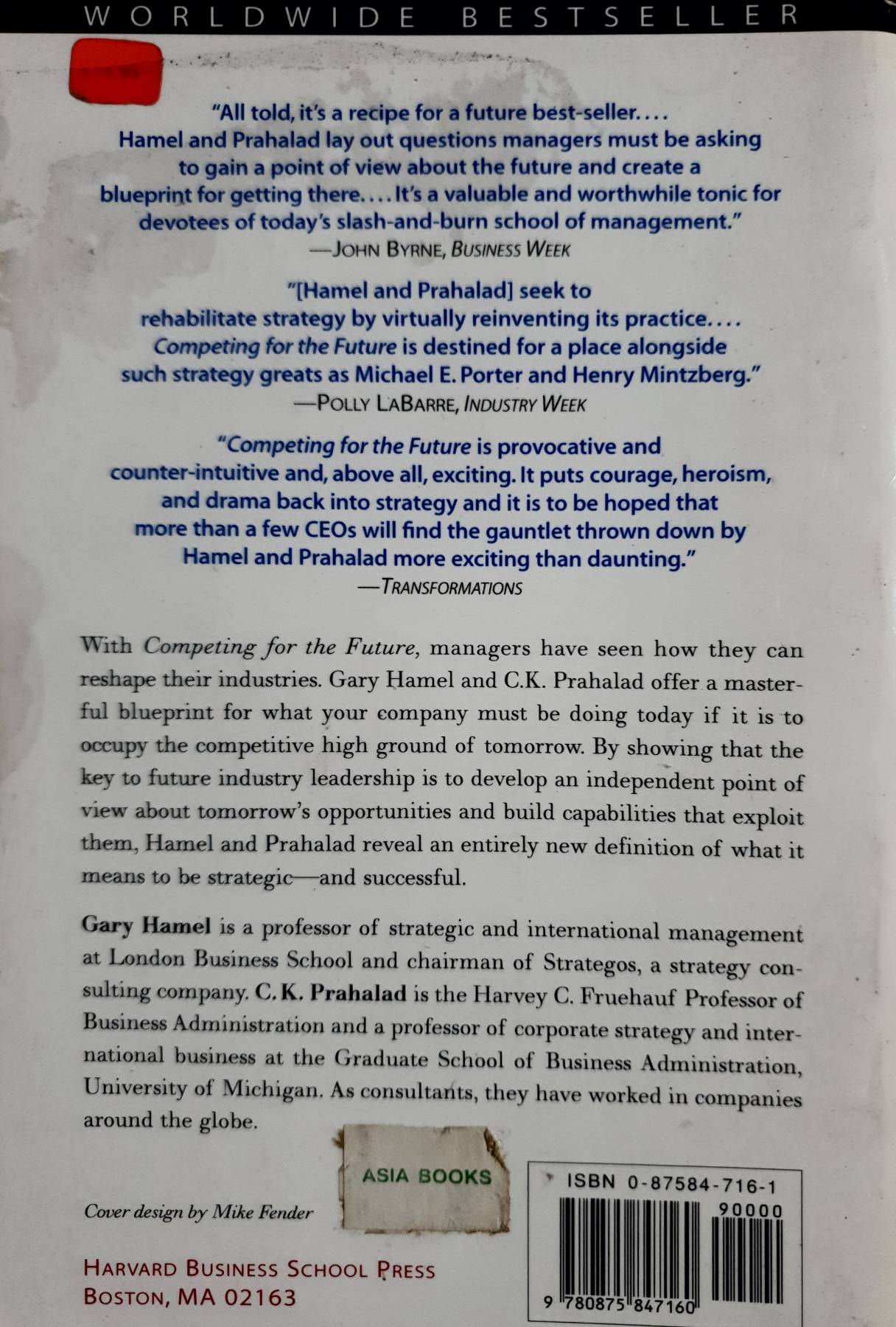 Competing for the Future Paperback